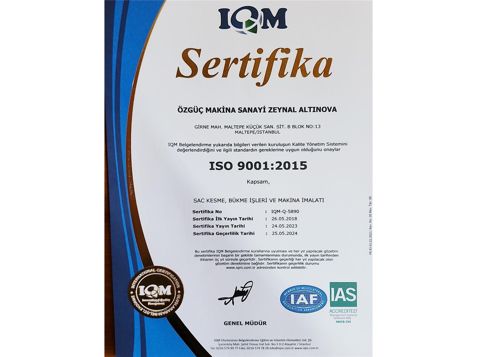 ISO 9001-2015